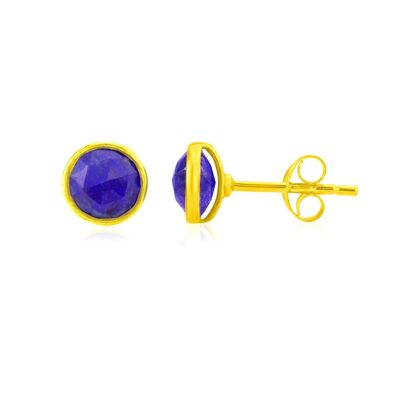 Savanne Gold Vermeil & Lapis Lazuli Stud Earrings