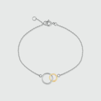 Kelso Sterling Silver & Yellow Gold Vermeil Bracelet