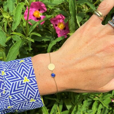 Bali September Lapis Lazuli Birthstone Bracelet