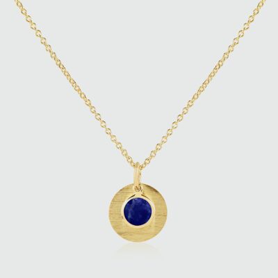 Bali September Lapis Lazuli Birthstone Necklace
