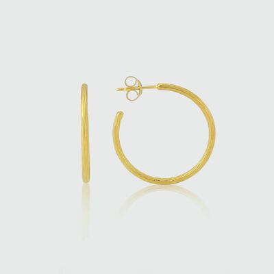 Olivera Piccolo Gold Vermeil Hoop Earrings