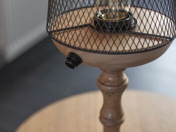 Lampe de Table / Chevet " Filet de Fer " 5
