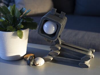 Lampe à poser en bois "Ultimate Grey" 15