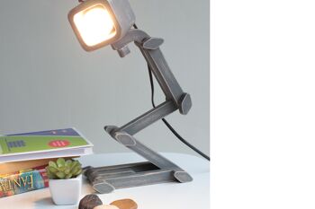 Lampe à poser en bois "Ultimate Grey" 1