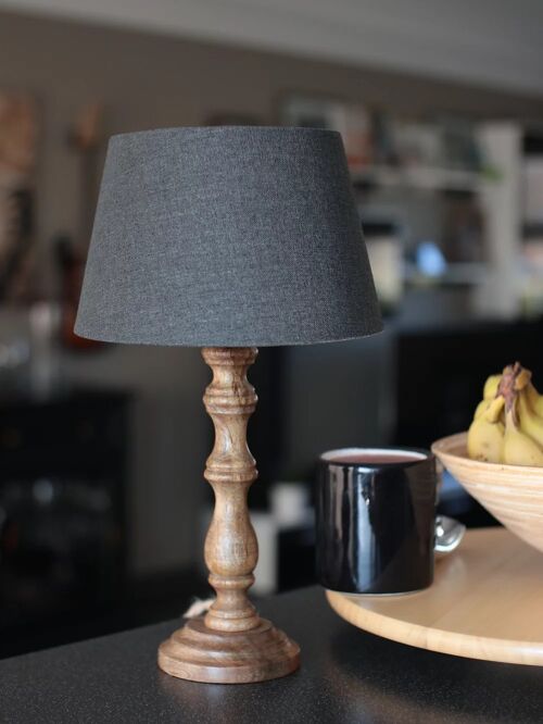 Table / Bedside lamp "Black Hat"