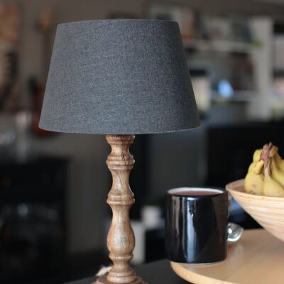 Lampe de table / chevet "Chapeau noir"