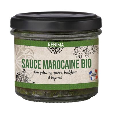 Sauce Marocaine Bio pour légumes,légumineuses non pimentée