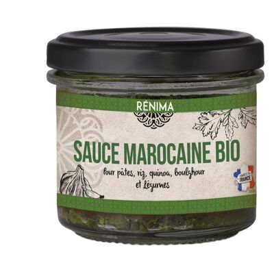 Sauce Marocaine Bio pour légumes,légumineuses non pimentée