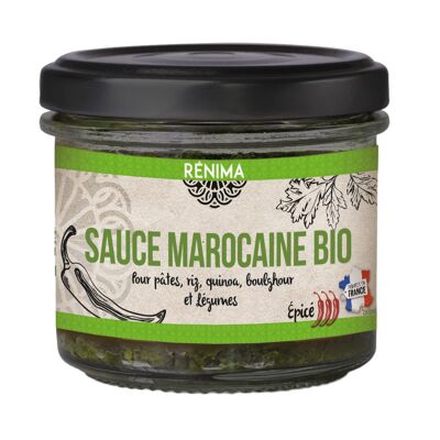 Sauce Marocaine Bio pour légumes,légumineuses pimentée