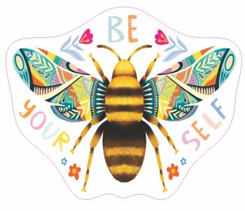 Soyez vous-même Bumble Bee Sticker imperméable à l'eau 2