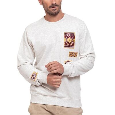 Sudadera MSW-EMLETT-OATMEAL MEL