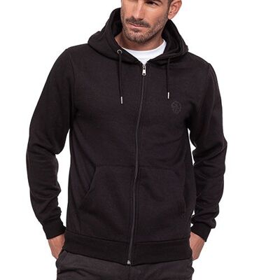 Sudadera MSW-CLASSIC-ZIP-BLACK