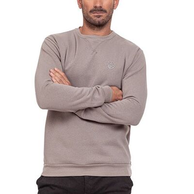 Sudadera MSW-CLASSIC-CREW-TAUPE