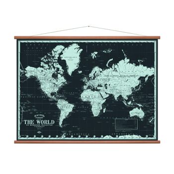 Carte du monde noir 1
