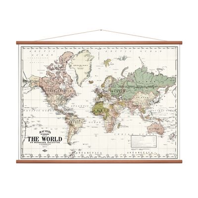 Carte du monde blanc