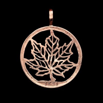 Maple Leaf - Media corona de plata maciza (anterior a 1919)