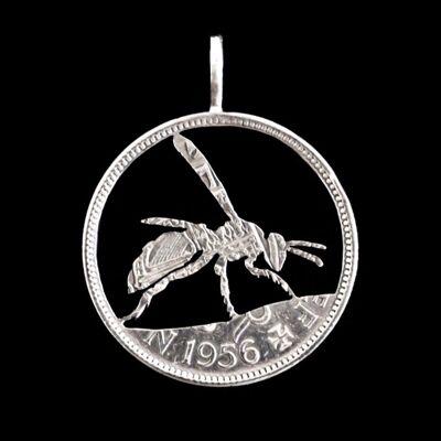 Wasp - Solid silver Two Shillings (pre 1919)