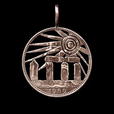 Summert Solstice at Sonehenge - Non silver Half Crown (1947-1967)