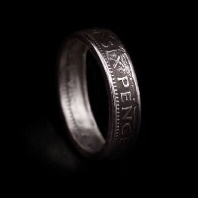 6 Pence Coin Ring