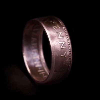 Vecchio anello da un penny