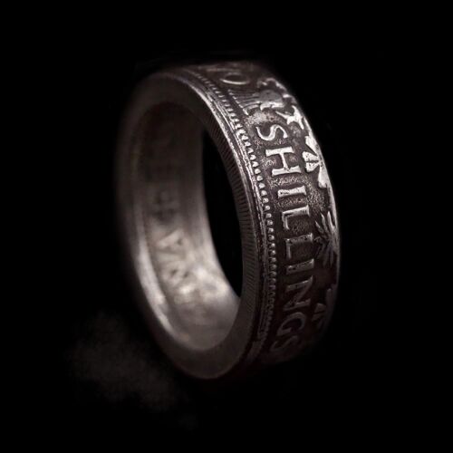 Two Shilling Coin Ring - Florin 1919-46