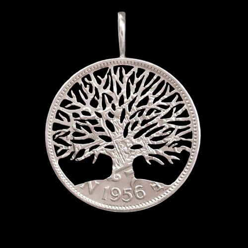 Thornhill's Tree of Life - Non Silver Half Crown (1947-67)