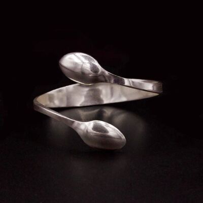 Sterling Silver Sugar Tongue Bangle