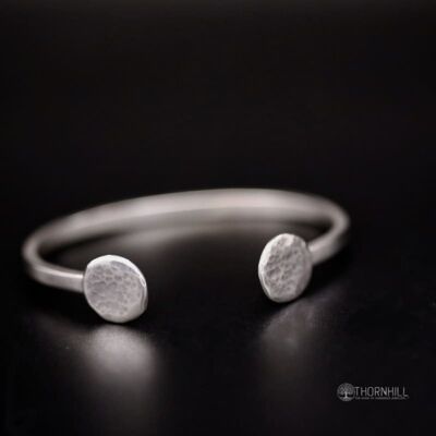 Sterling Silver Circle Cuff