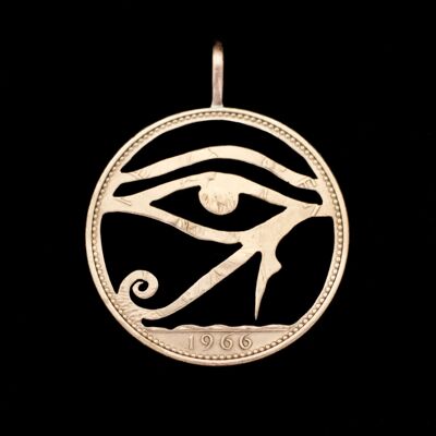 Eye of Ra - Solid Silver One Shilling (vor 1919)