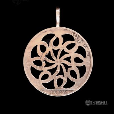 Simple Flower of Life - Medio dólar de plata maciza (anterior a 1965)