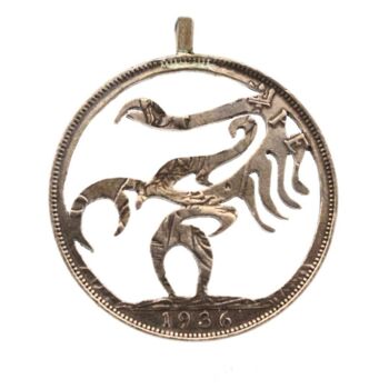 Scorpion - Un demi-shilling en argent (1920-47) 2