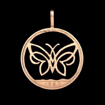 Papillon celtique - Demi-couronne non argentée (1947-67) 1