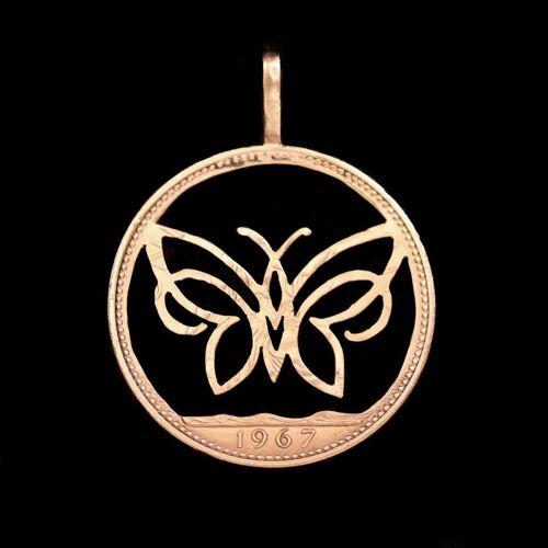 Celtic Butterfly - Solid Silver Dollar