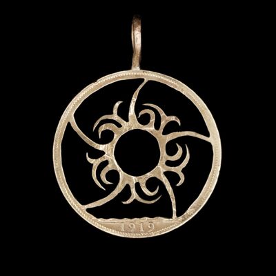 Celtic Sun - Media corona de plata maciza (anterior a 1919)