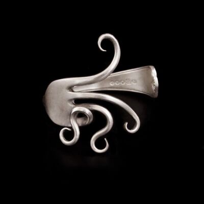 Reaching Out - Solid Silver Fork