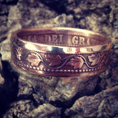 Old Canadian Cent - Coin Ring - Thornhill Favourite