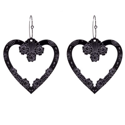 ROSE WEB EARRINGS