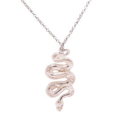 TATTOOED SNAKE NECKLACE