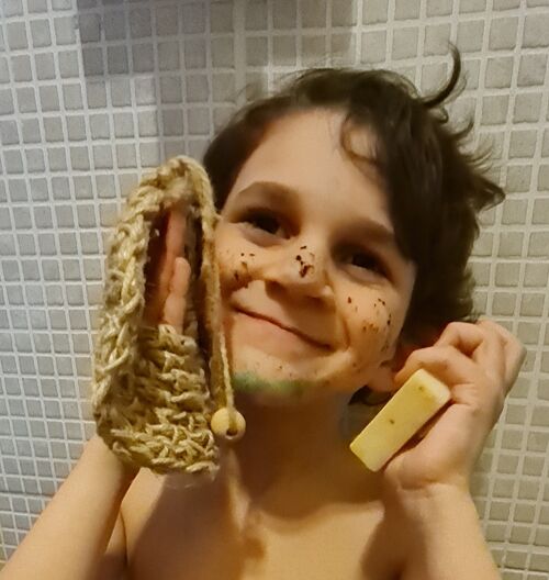 Le Donut de bain, éponge cosmétique enfant 🧒