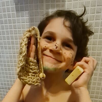 Ciambella da bagno, spugna cosmetica per bambini 🧒