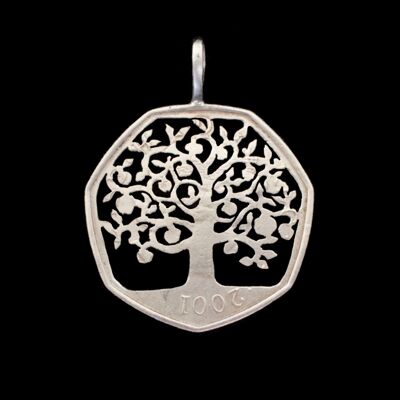 Apple Tree of Life - Non Silver Half Crown (1947-67)