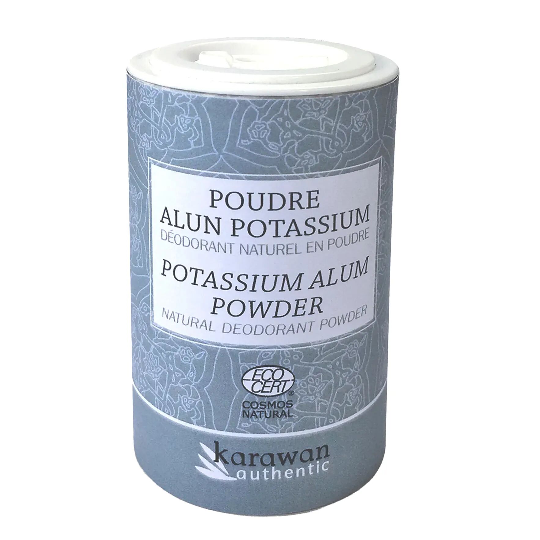 PIERRE NATURELLE D'ALUN POTASSIUM EN POUDRE - BOITE SALIÈRE 90G