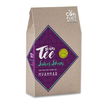 Organic green tea "Silver Shan" peace package