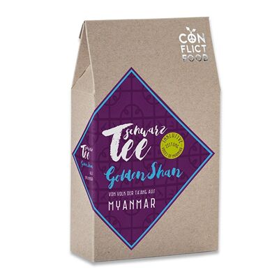 Organic black tea "Golden Shan" peace package
