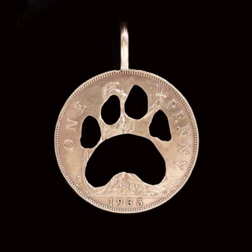 Paw Print - Copper Penny (1900-1967)