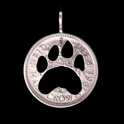 Paw Print - Solid Silver One Shilling (pre 1919)