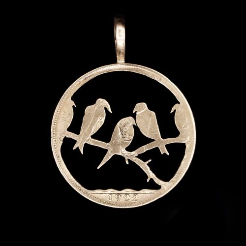 Birds in a Tree - Solid Silver Crown (contact us for specific dates)