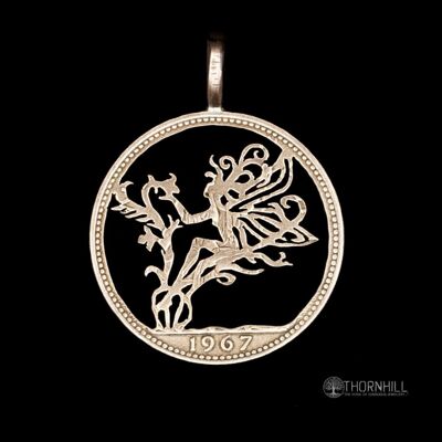 Fairy in the Flowers - Solid Silver Dollar
