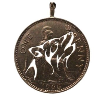 Loup hurlant - Penny en cuivre (1900-1967) 2
