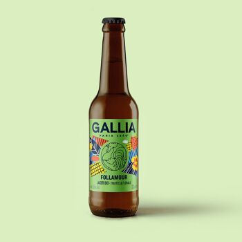 BIÈRE GALLIA 🌿 Follamour - Lager bio